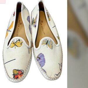 Peter Millar Signature Insetti Butterfly Venetian Loafers Women's size 8.5